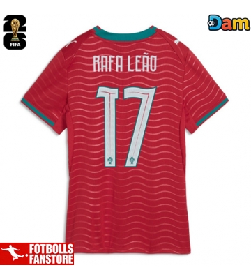 Portugal Rafael Leao #17 Hemmatröja Dam VM 2026 Kortärmad